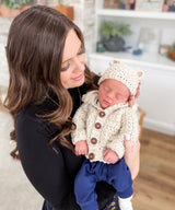 Mini Star Stitch Cardigan
