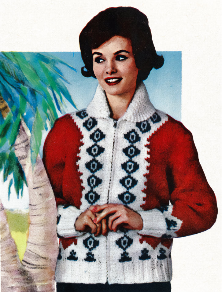 Vermont Cardigan Pattern – Mary Maxim