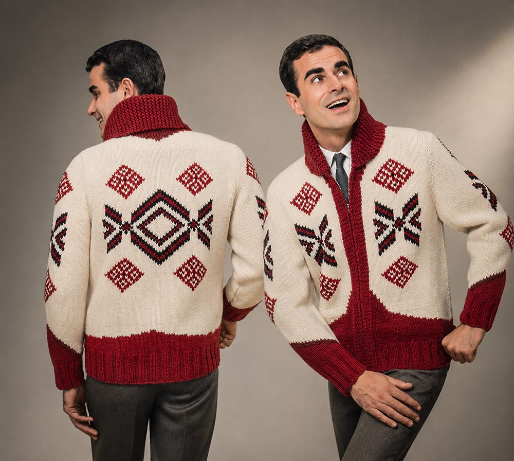 Pueblo Indian Cardigan Pattern – Mary Maxim