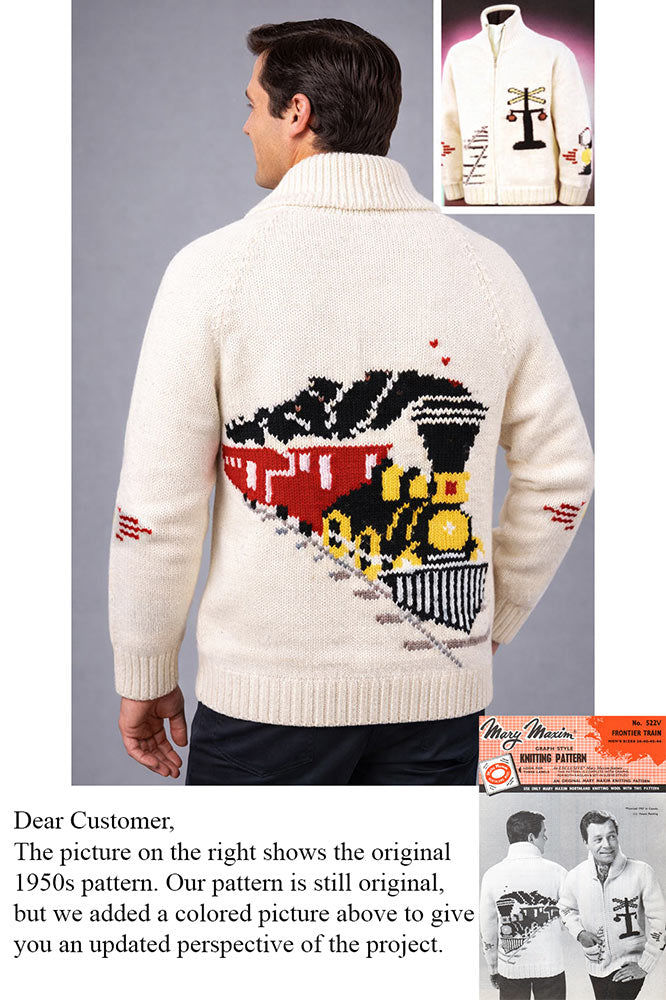 Frontier Train Cardigan Pattern