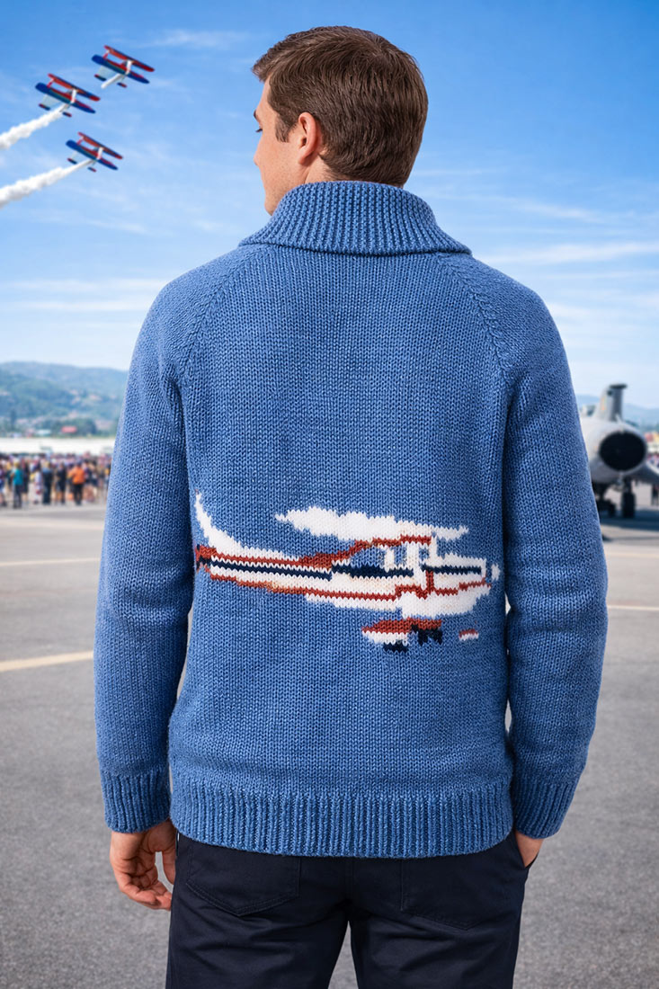 Airplane Cardigan Pattern