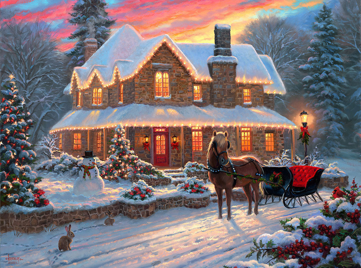 Christmas Greeting Jigsaw Puzzle