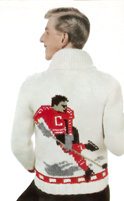 Ladies' or Youth Hockey Cardigan Pattern – Mary Maxim