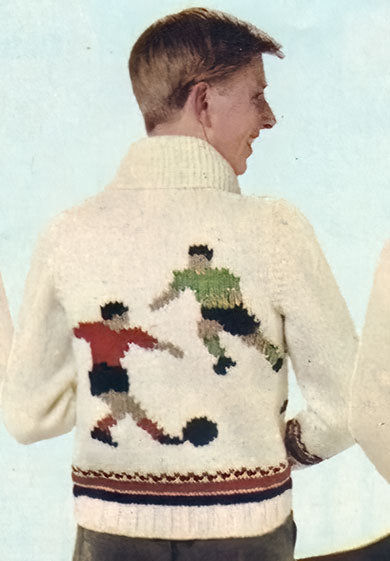 Soccer Cardigan Pattern