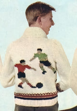 Soccer Cardigan Pattern