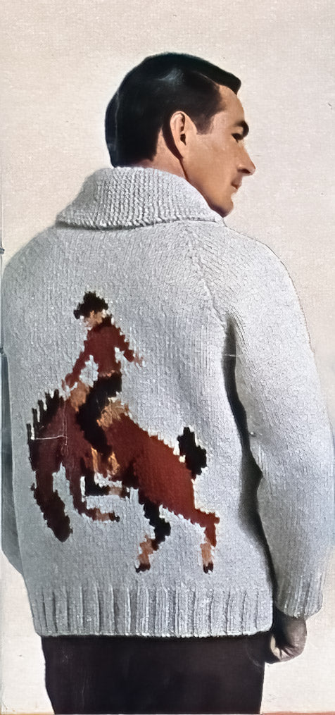 Rodeo Men's Cardigan Pattern – Mary Maxim