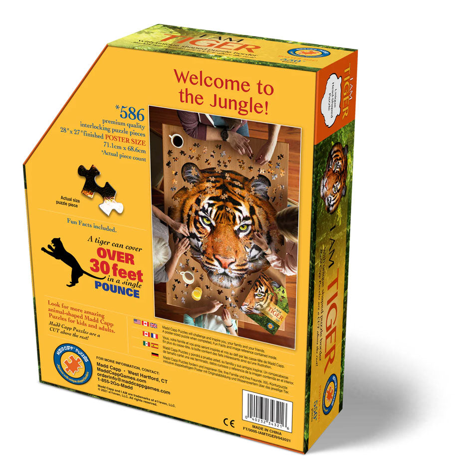I Am Tiger Large Jigsaw Puzzle – Mary Maxim