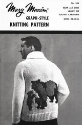 Ladies' or Youth's Bear and Cubs Cardigan Pattern