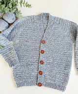 Cobblestone Men's Crochet Cardigan