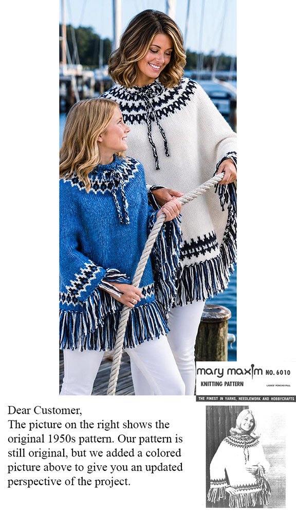 Poncho pour femme - Modèle de pull