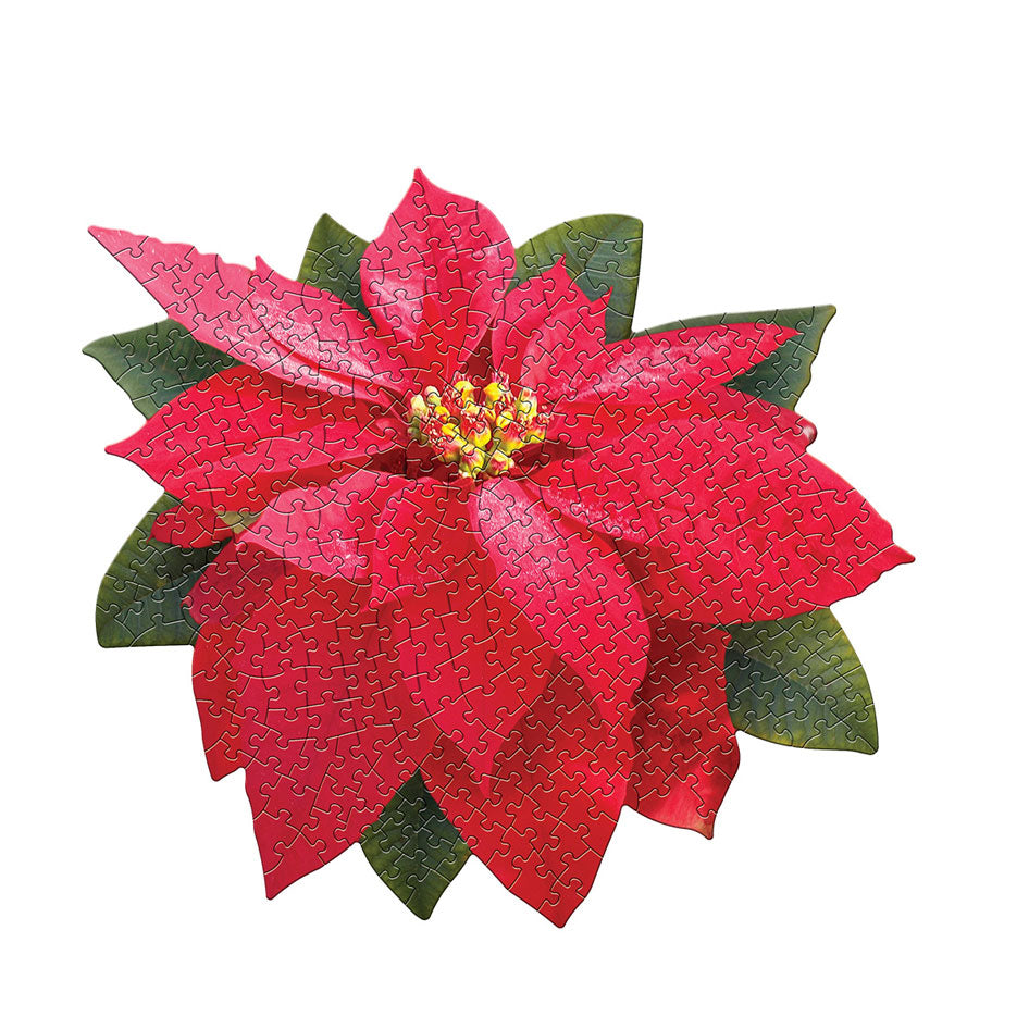 I Am Poinsettia Shaped Jigsaw Puzzle