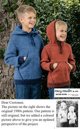 Child's Hooded Pullover Pattern