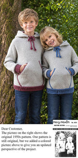 Children's Hooded Pullover Pattern