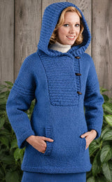 Ladies' Hooded Pullover Pattern