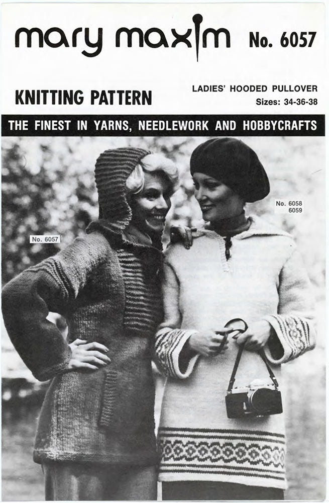 Ladies' Hooded Pullover Pattern