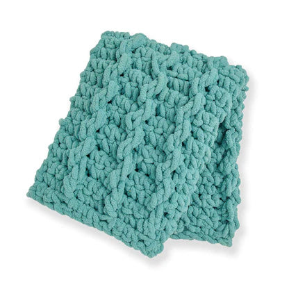 Free Mock Cables Crochet Blanket Pattern