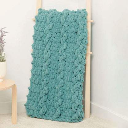 Free Mock Cables Crochet Blanket Pattern