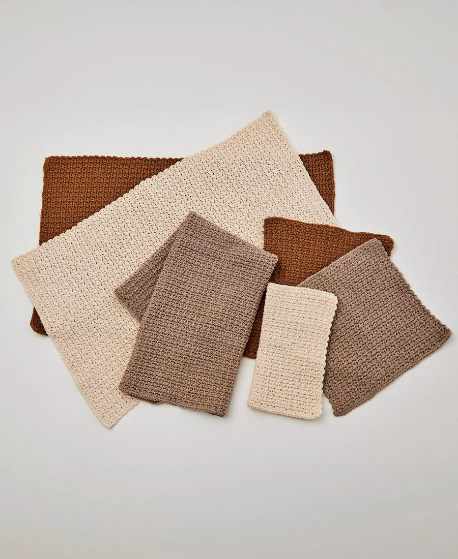 Free Mesh Towel and Washcloth Set Pattern