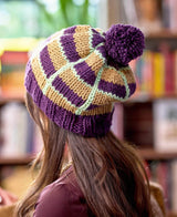 Free Book Nook Plaid Beanie Pattern
