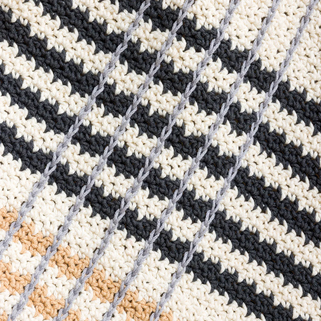 Free Plaid Crochet Throw Pattern