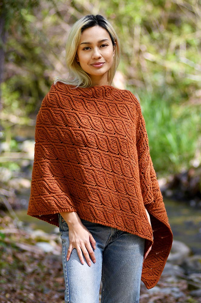 Free Fuego Poncho Pattern – Mary Maxim