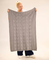 Free Cable and Clusters Blanket Pattern