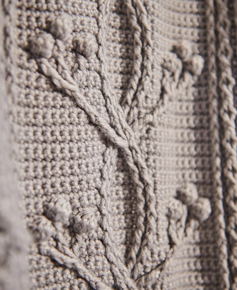 Free Cable and Clusters Blanket Pattern