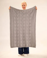 Free Cable and Clusters Blanket Pattern