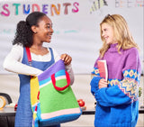 Free Colorblock Tote and Pouch Pattern