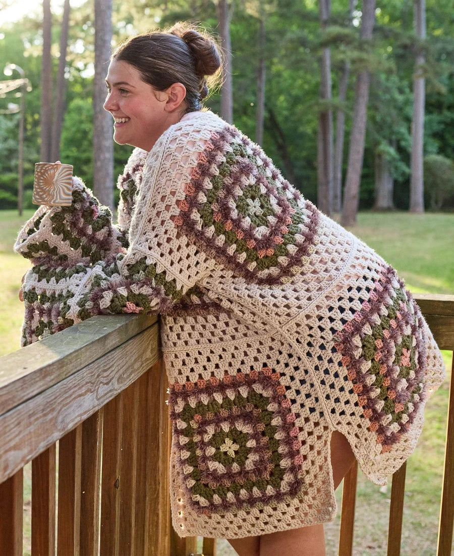 Free Fuzzy Granny Sweater Pattern