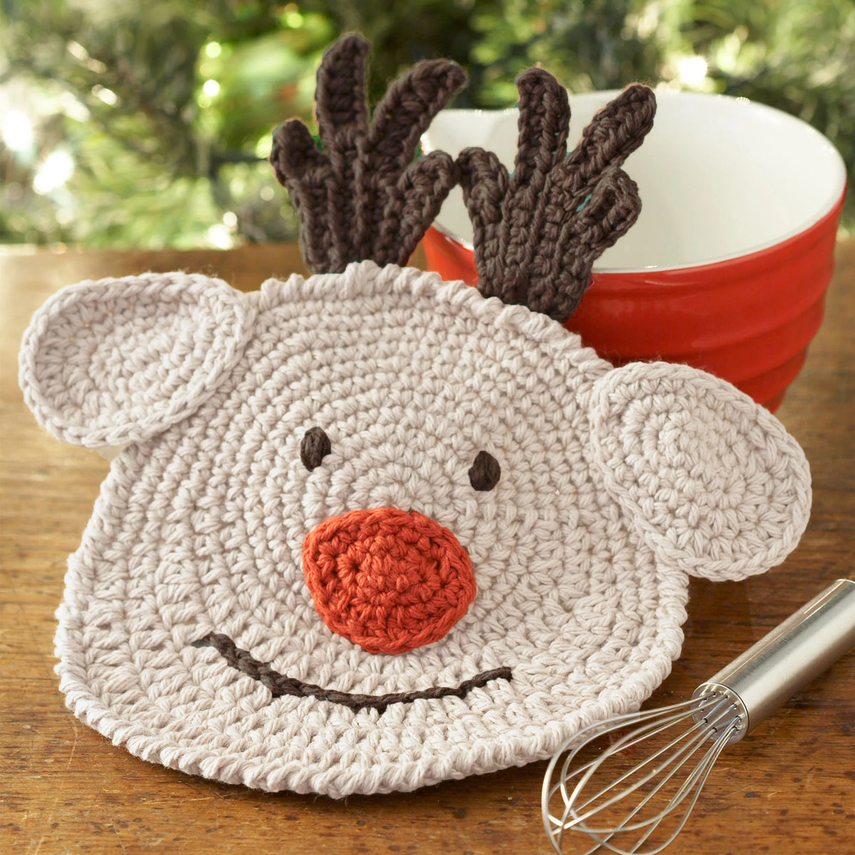Free Deer Me Dishcloth Pattern
