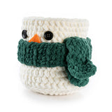 Free Bernat Crochet Snowman Basket Pattern