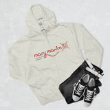 Sweat à capuche entièrement zippé Mary Maxim - Logo rouge - Unisexe