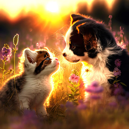 Cats and Dogs Jigsaw Puzzle
