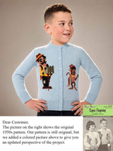 Organ Grinder Cardigan Pattern