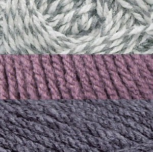 Grey Ragg/Plum/Medium Grey