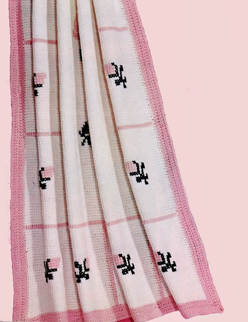 Rosebud Baby Afghan Pattern - Crochet