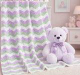 Baby's Ripple Knit Afghan Pattern