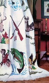 Wildlife Afghan Pattern - Knit