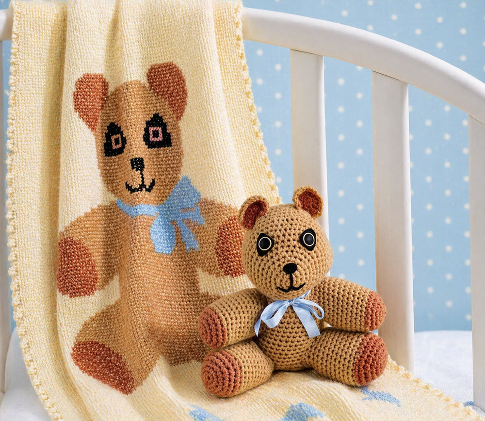 Teddy Bear Afghan Pattern