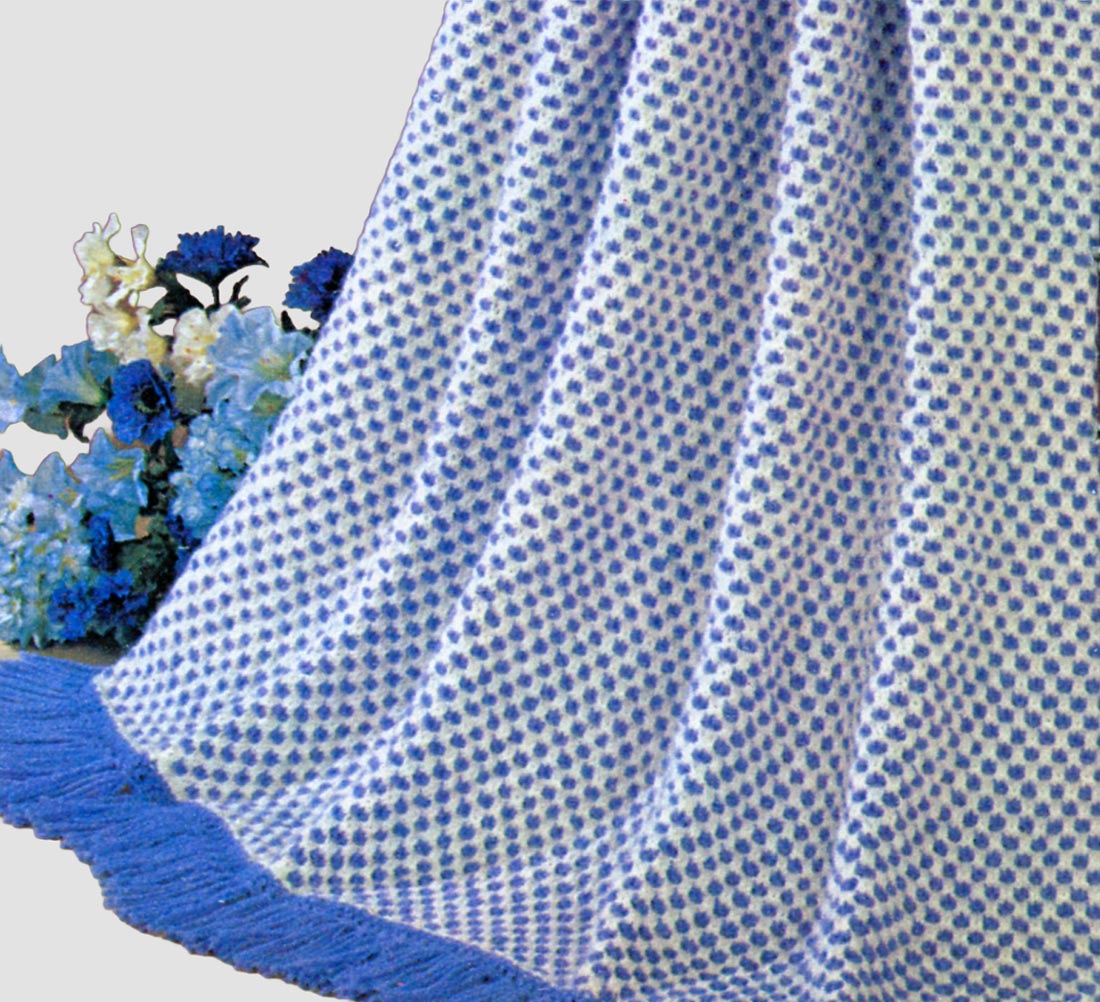 Gingham Afghan Pattern