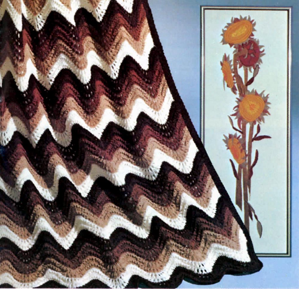 Feather and Fan Afghan Pattern