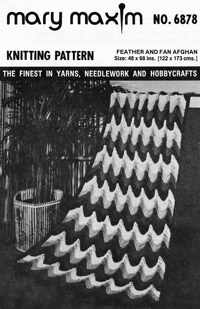 Feather and Fan Afghan Pattern
