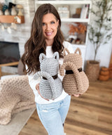 Rustic Farmhouse Crochet Ami Cats