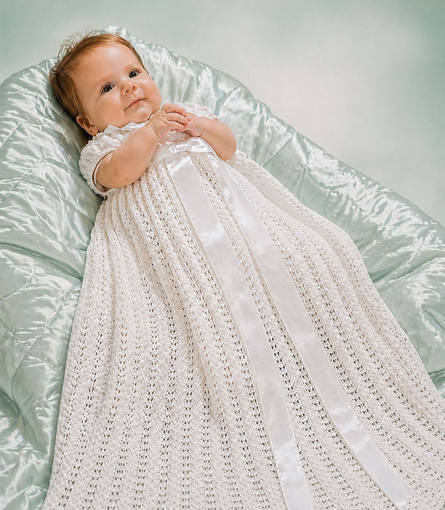 Christening Robe & Bonnet Pattern