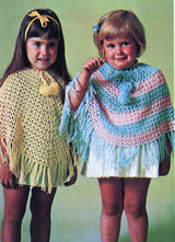 Patrón de poncho para niños pequeños