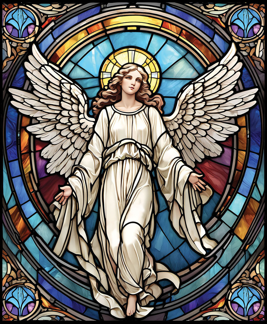 Stained Glass Angel Jigsaw Puzzle – Mary Maxim