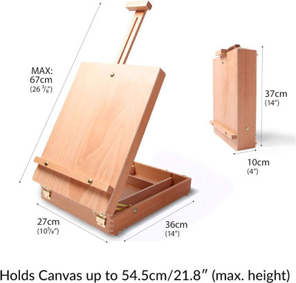 Wooden Table Box Easel
