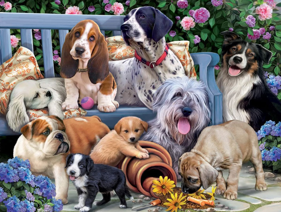 Playful Pups Jigsaw Puzzle