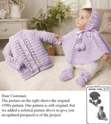 Pram Set and Poncho Pattern